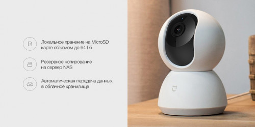 Xiaomi. IP-камера Mijia Smart Camera 360 1080р (MJSXJ02CM) (версия PTZ)
