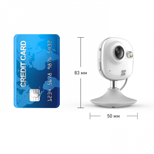 Ezviz. 1Мп внутренняя Wi-Fi камера C2mini