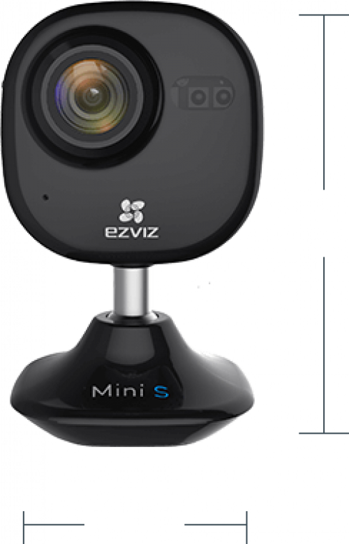 Ezviz. 2Мп внутренняя Wi-Fi камера Mini Plus (Black)